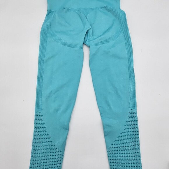 Ryderwear Seamless Staples Leggings - Aqua Marl, Size Small - Picture 5 of 13